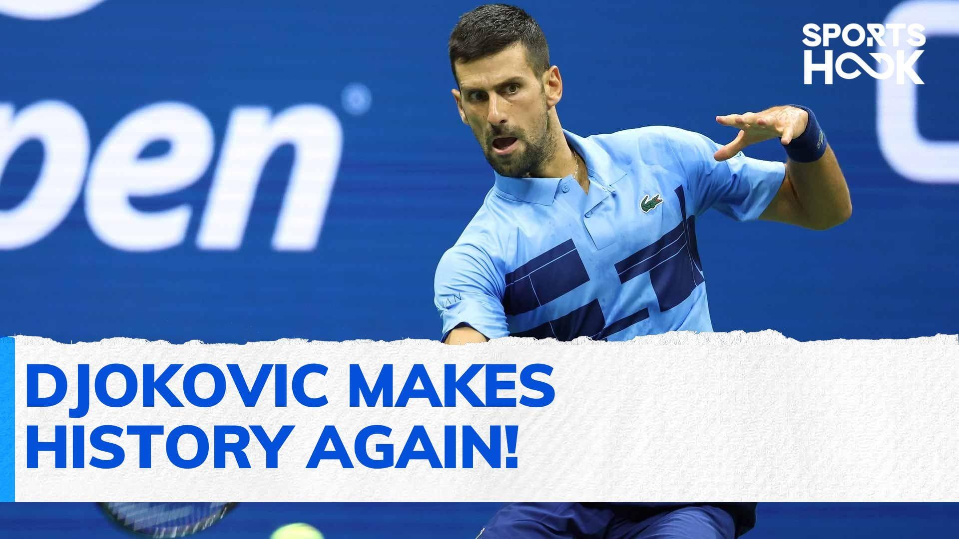 Novak Djokovic reaches US Open third round after opponent stops in 3rd set due to injury