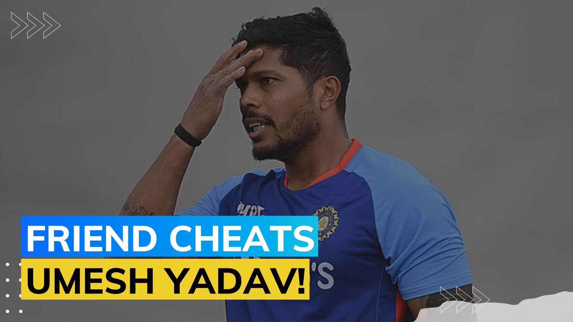 Umesh Yadav files FIR for ₹44 lakh fraud