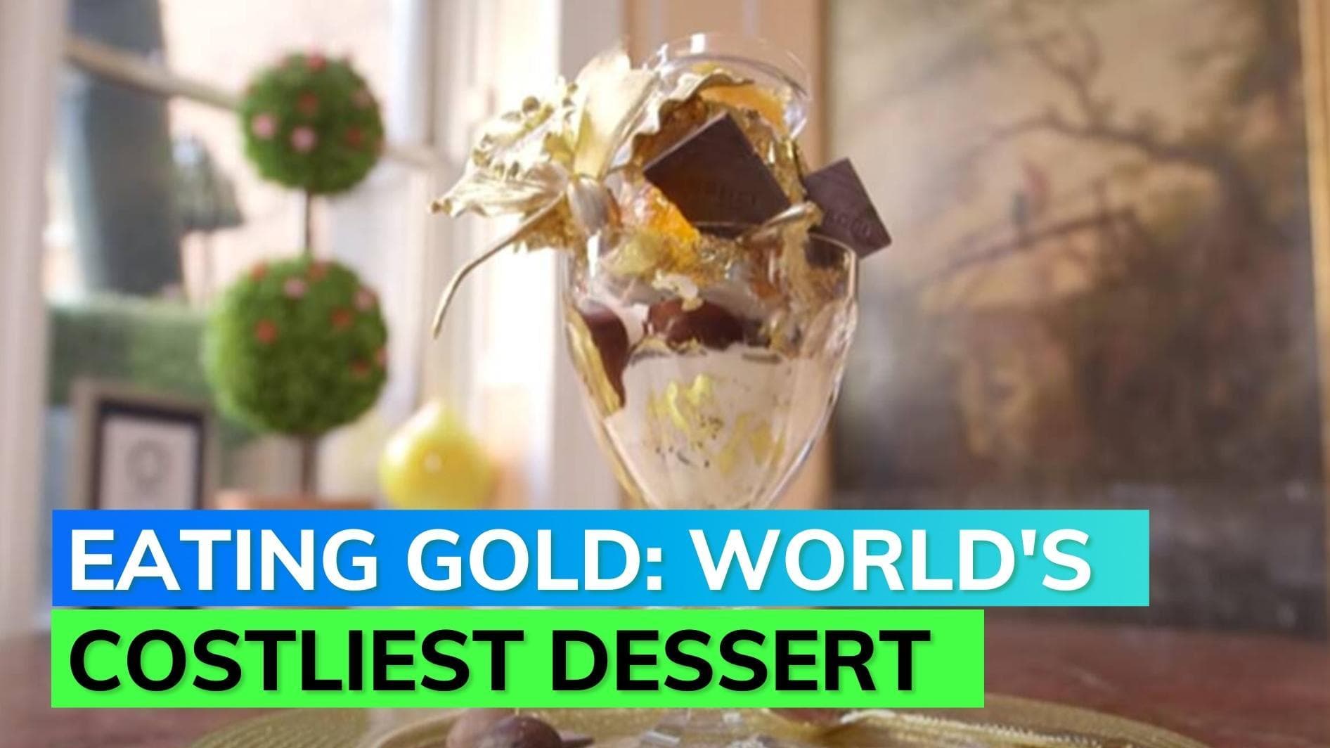 This Sundae gold ice-cream will surely burn a hole in your pocket! 