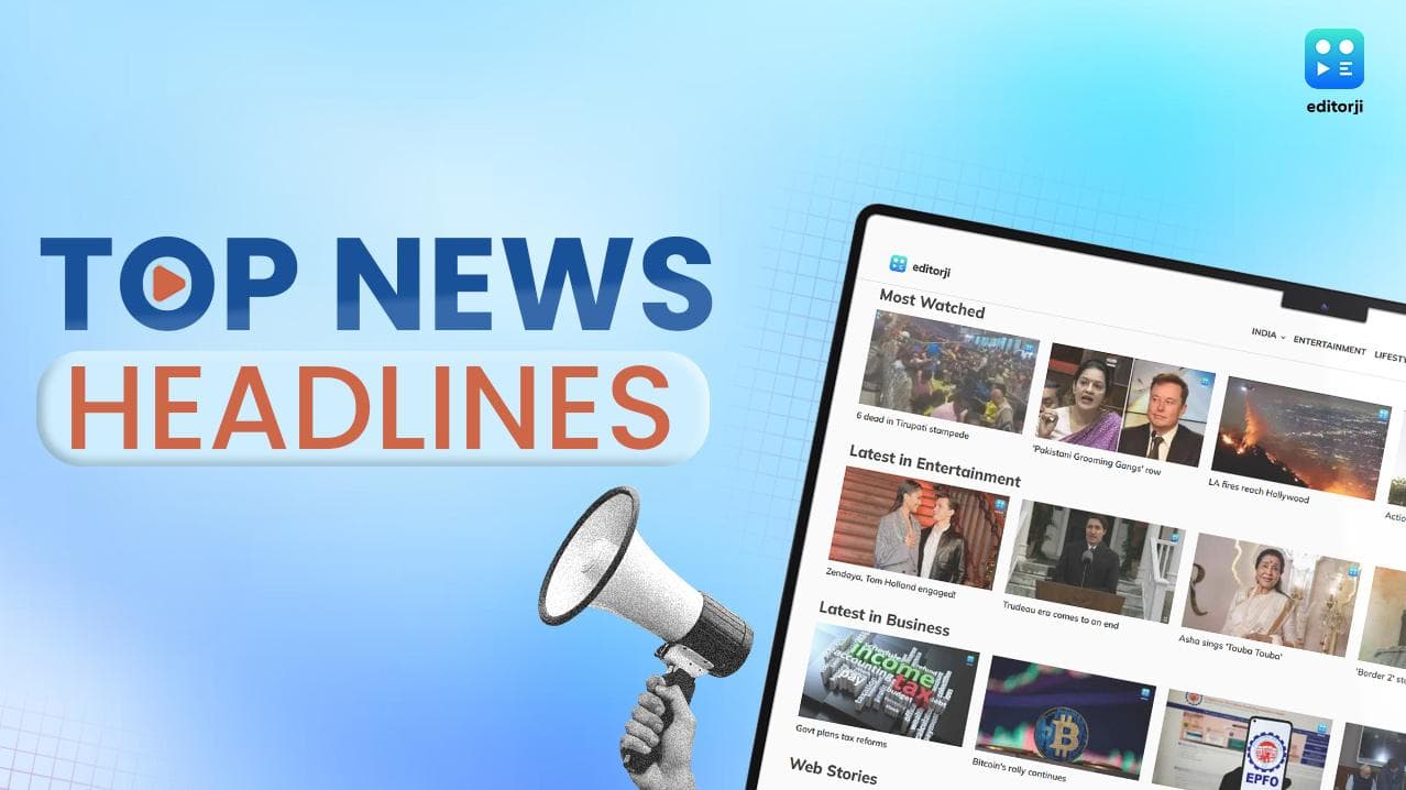 Top Headlines: Bumrah ruled out of Champions Trophy, millions gather for Maha Kumbh, and more