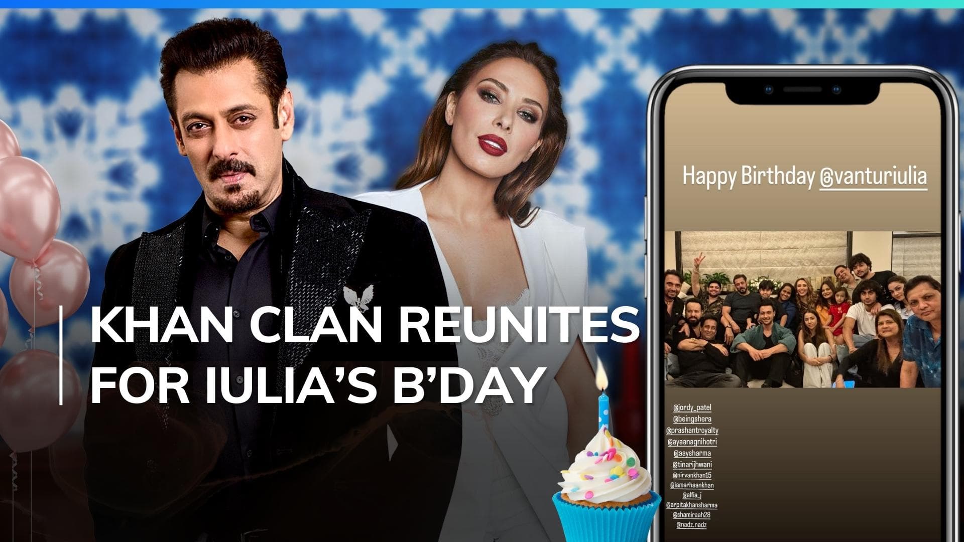 Salman Khan’s family attends his rumoured girlfriend Iulia Vantur’s birthday bash, see pictures 