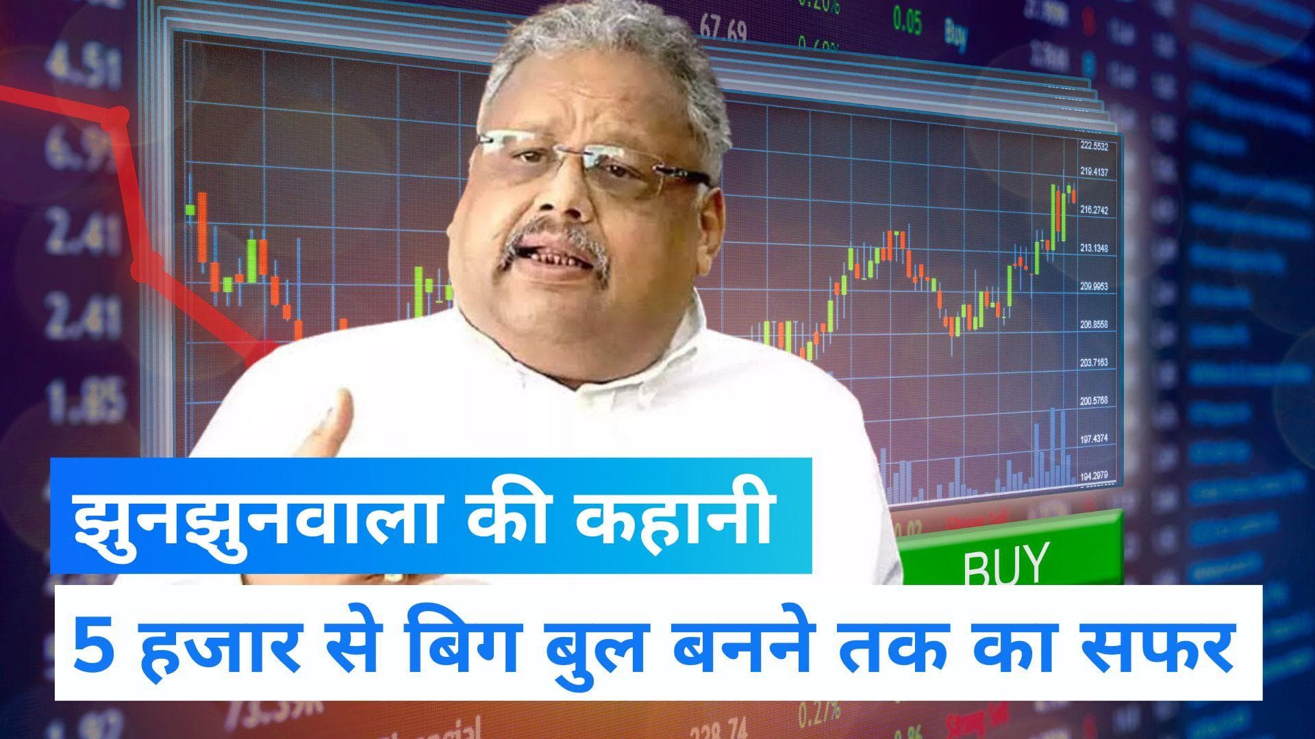 Rakesh Jhunjhunwala: 5 हजार रुपये से खड़ा किया 40 हजार करोड़ का साम्राज्य, जानिए झुनझुनवाला की कहानी 