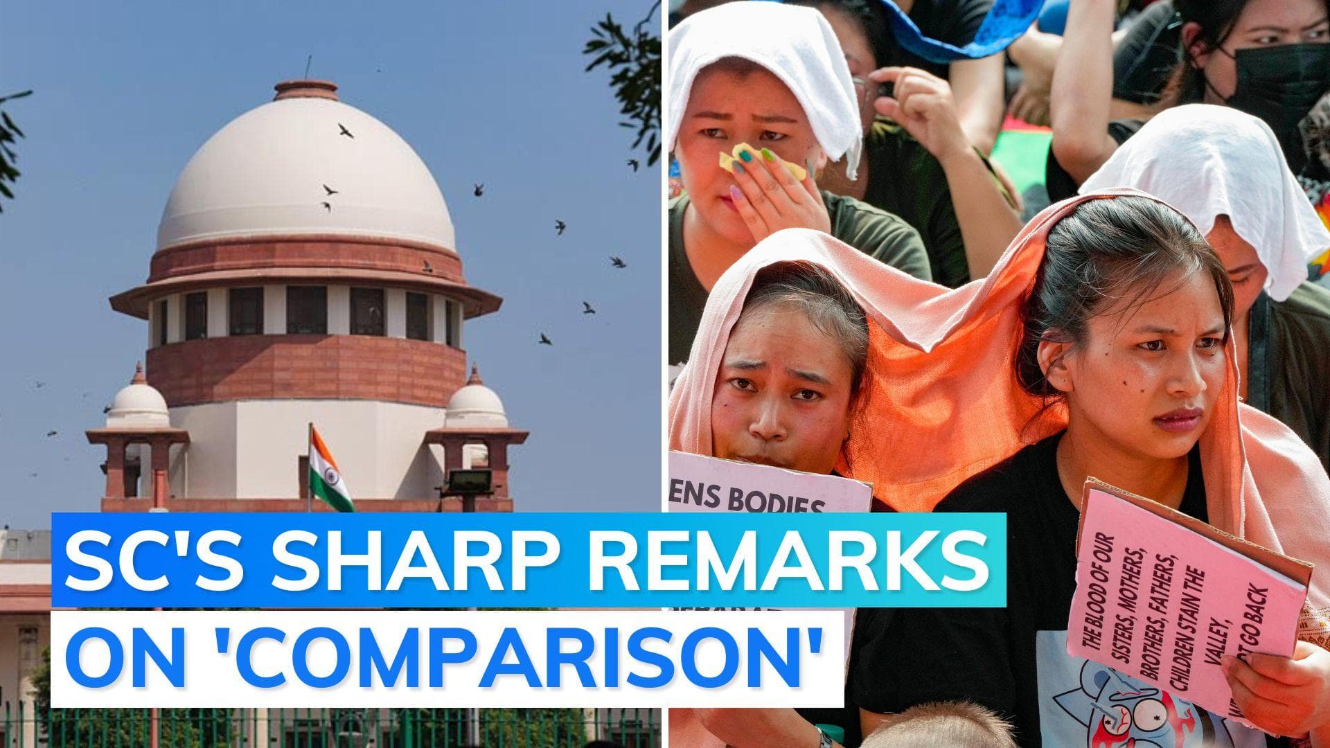 'What happened in Manipur can't be justified by...': SC on May 4 parading incident