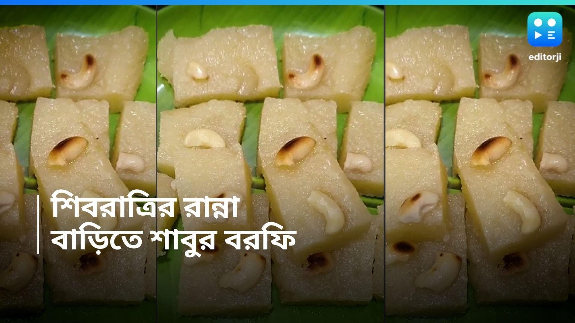 Shivratri Special recipe : শিবরাত্রি উপলক্ষে বাড়িতেই বানিয়ে নিন সাবুদানার বরফি, দেখে নিন রেসিপি