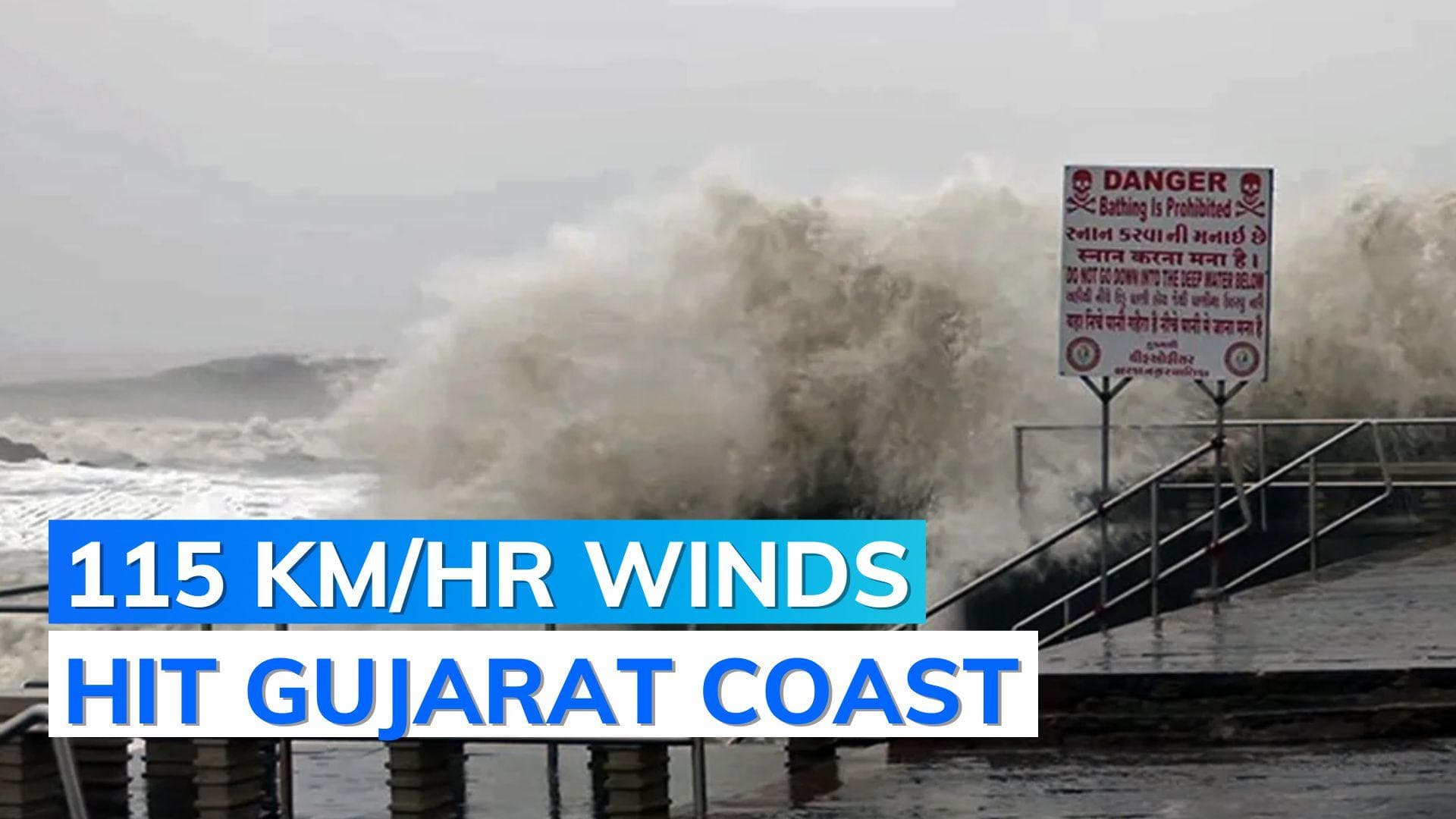 Cyclone Biparjoy makes landfall near Jakhau Port in Gujarat's Kutch