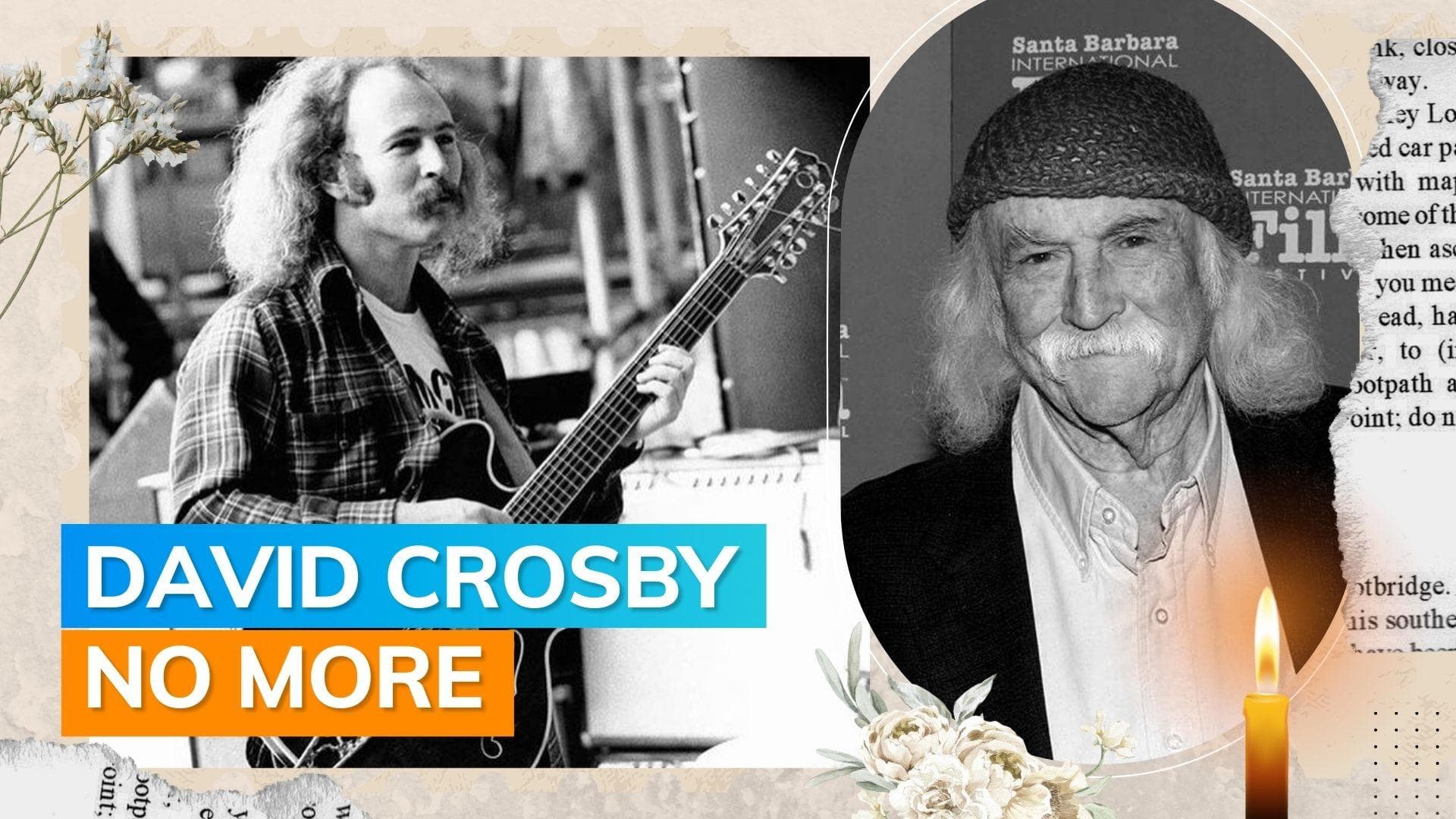 Rock legend David Crosby dies at 81