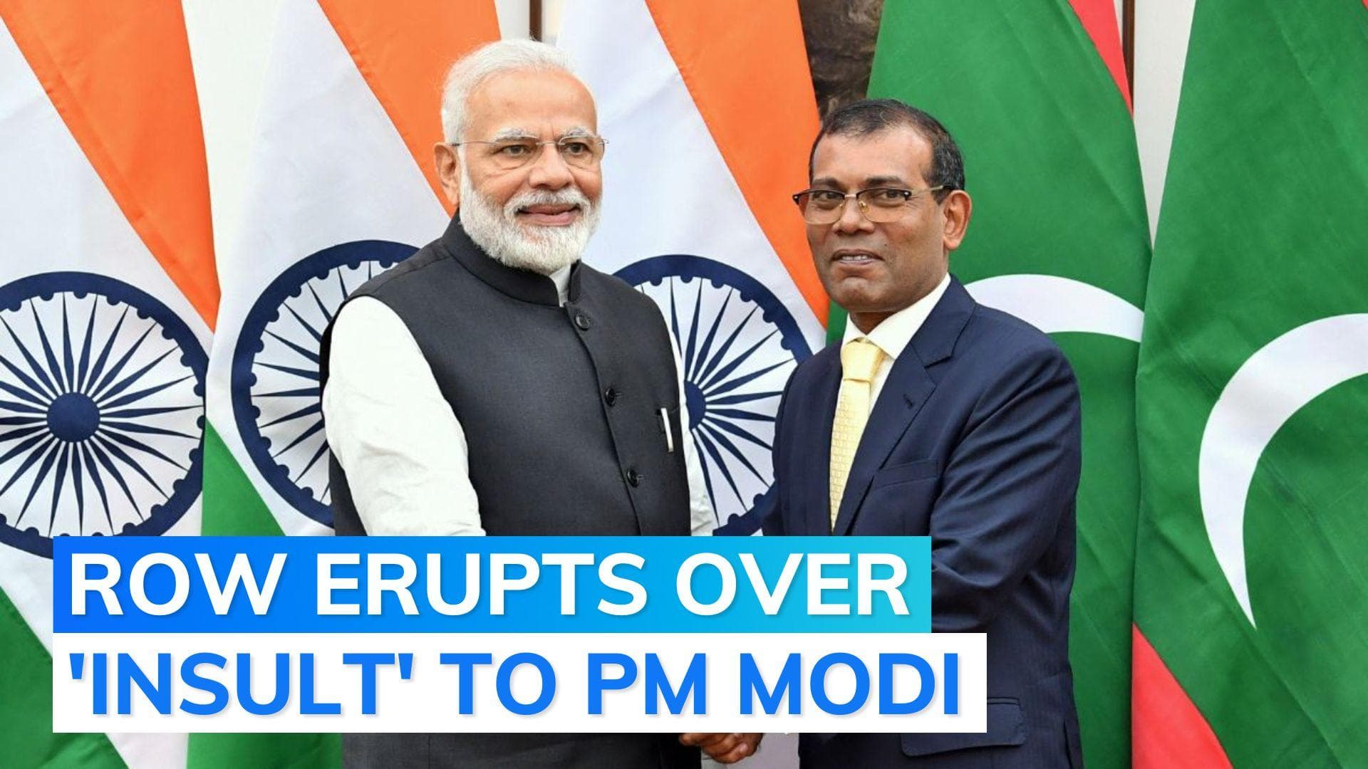 Maldives ex-president condemns minister's 'appalling' remarks for PM Modi