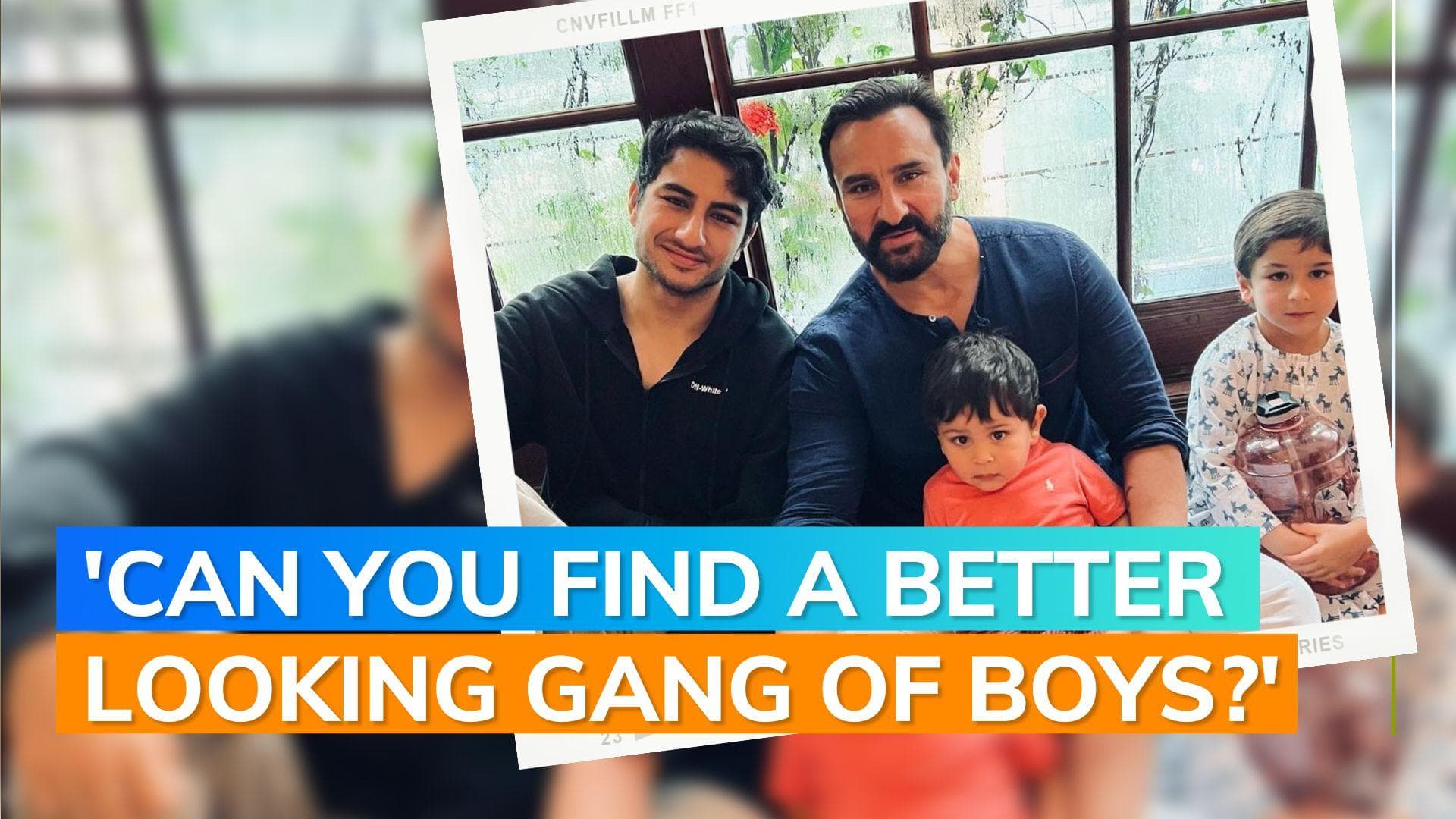Kareena Kapoor Khan shares an adorable picture of her 'gang of boys', featuring Saif Ali Khan with sons