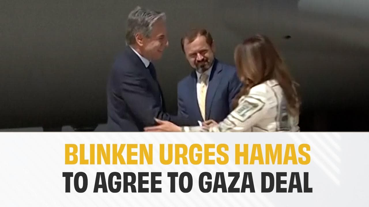 Israel Accepts Biden's Proposal For Gaza Ceasefire, Blinken Heads To Egypt, Qatar To Convince Hamas