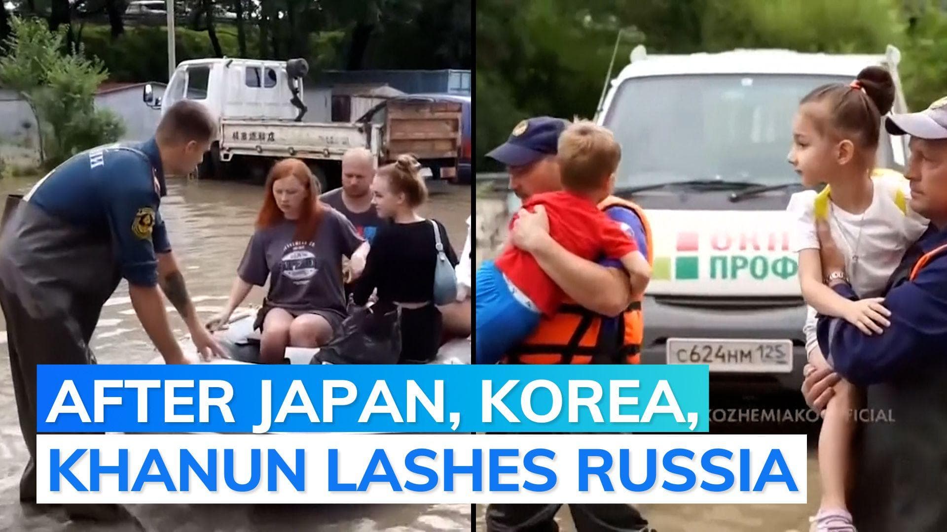 Mass evacuations as typhoon Khanun batters parts of Russia's Far East; Ussuriysk worst-hit