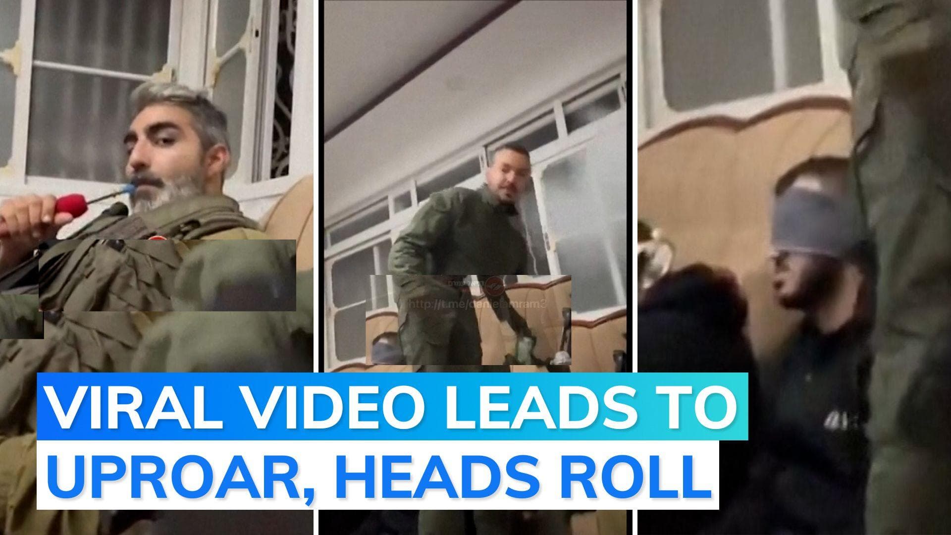 Israeli soldiers seen joking & smoking before detained Palestinians, suspended 