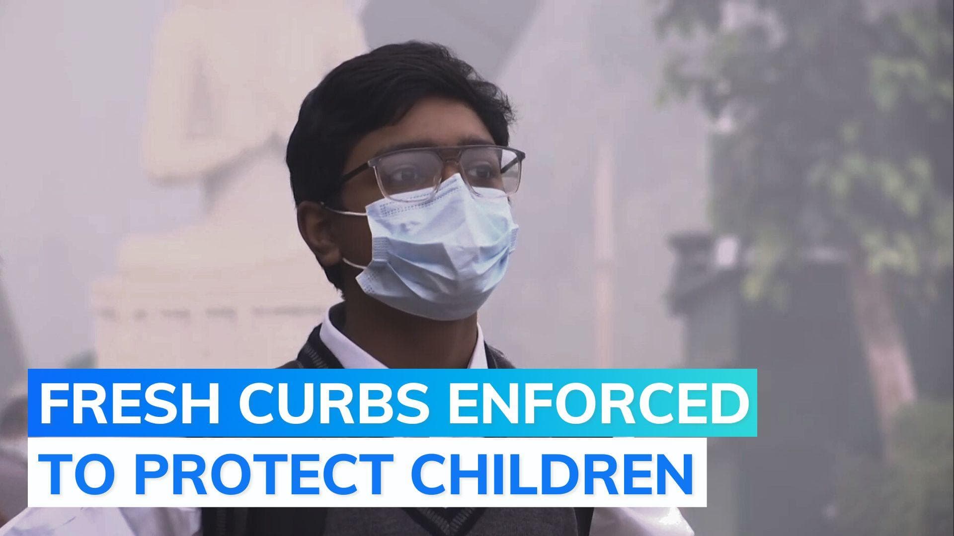 Air pollution: pre-school to Class 9 shut in Noida, online lessons suggested