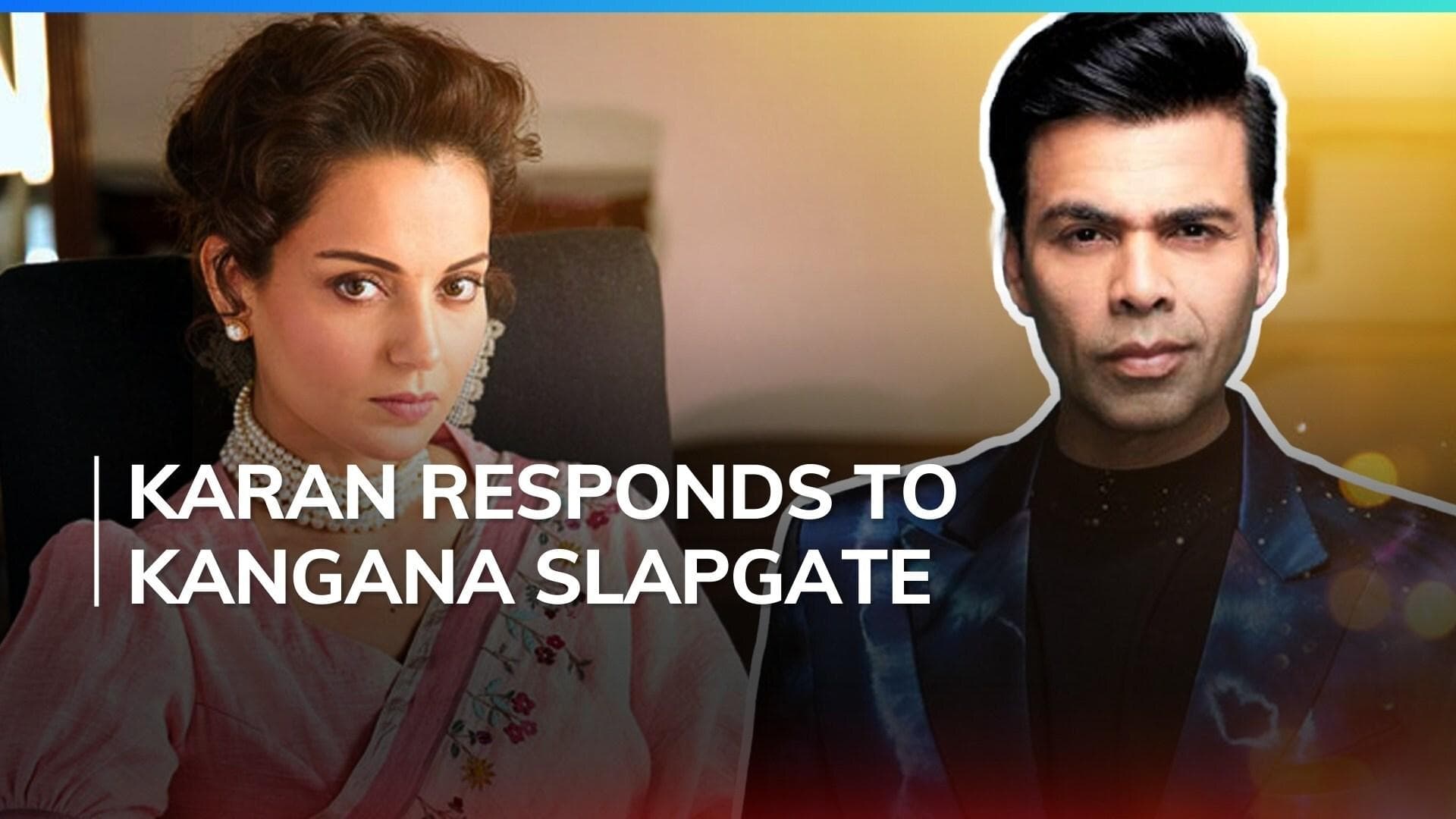 Watch: Karan Johar reacts to Kangana Ranaut slap incident, filmmaker says 'I don't support...' 