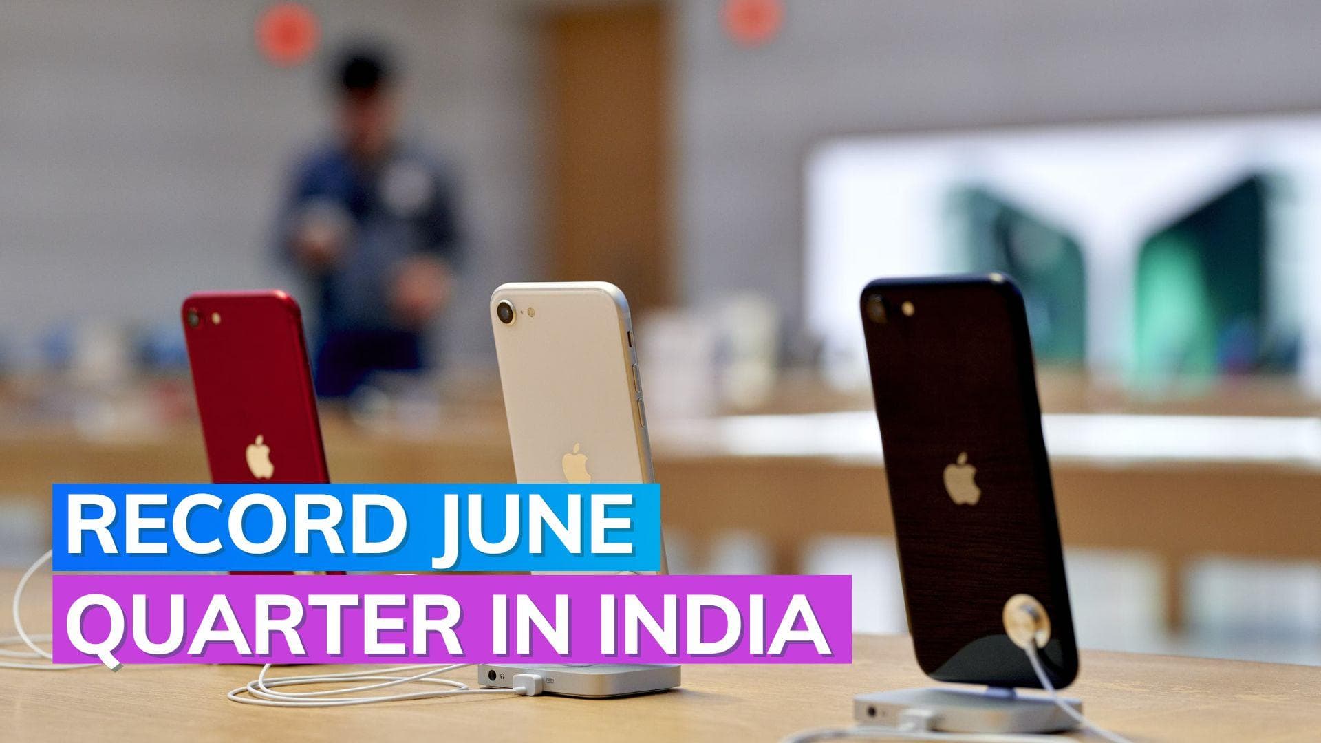 Apple clocks record June quarter revenue in India on robust iPhone sales