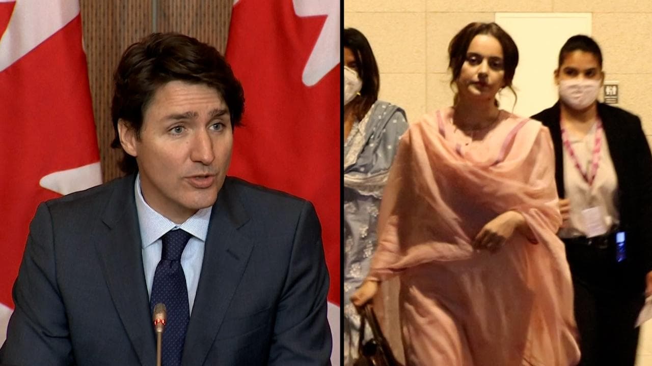 Kangana mocks Canada PM Justin Trudeau over vaccine rule protest by truckers