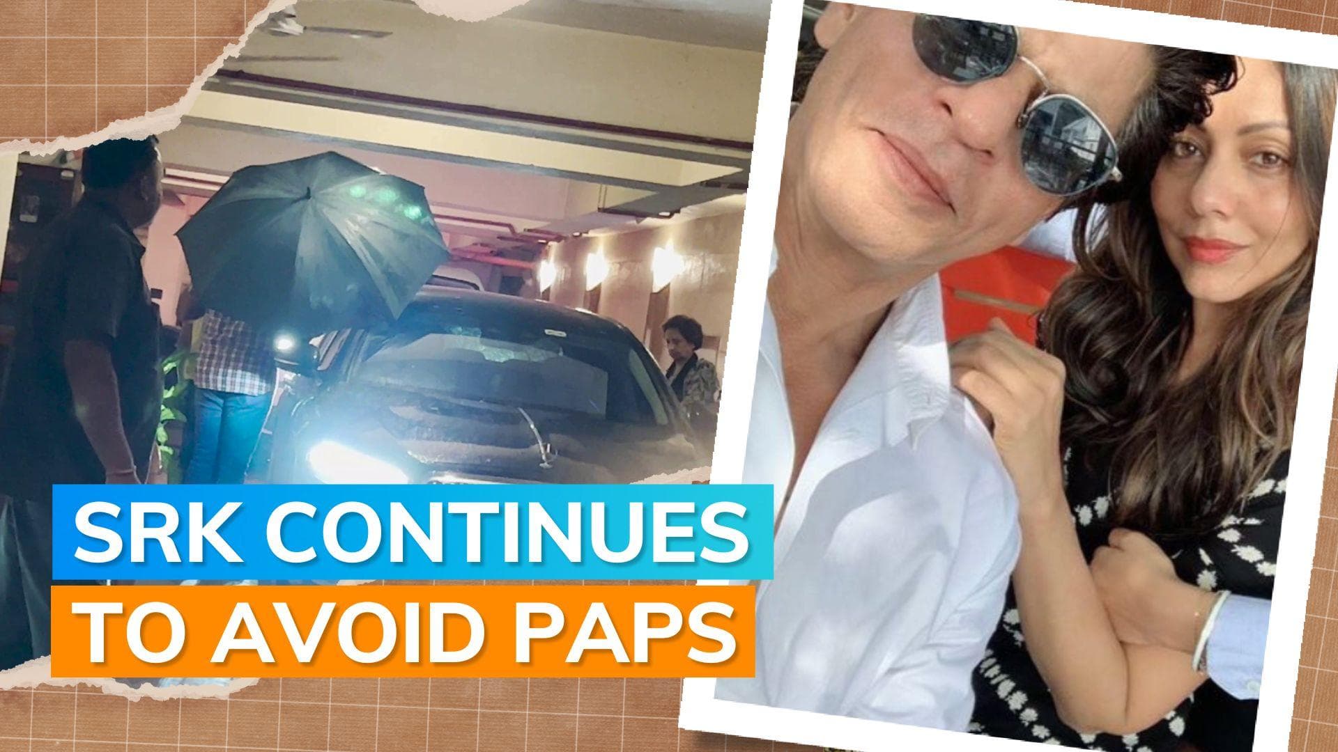 Shah Rukh Khan and Gauri Khan avoid paps while exiting manager's house, video goes viral
