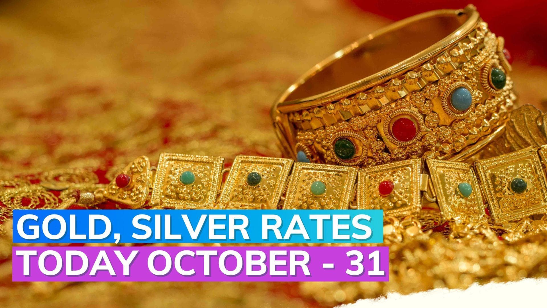 Gold, Silver Rates today October 31, 2023: Check Prices in Mumbai, Delhi, Chennai, Kolkata