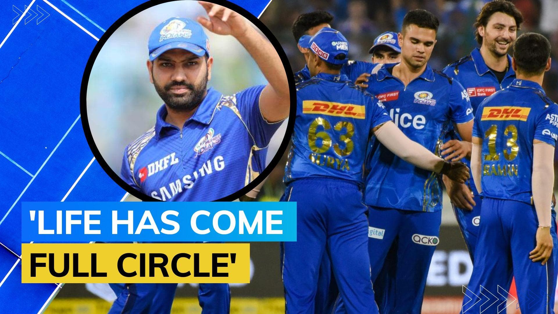 ‘I have seen him grow’ - Mumbai Indians captain Rohit Sharma excited about Arjun Tendulkar