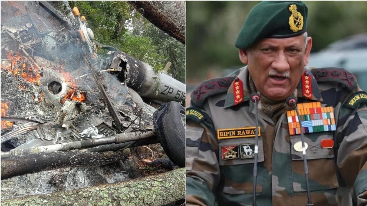 Army chopper carrying Chief of Defence Staff Bipin Rawat crashes in Tamil Nadu. What we know so far