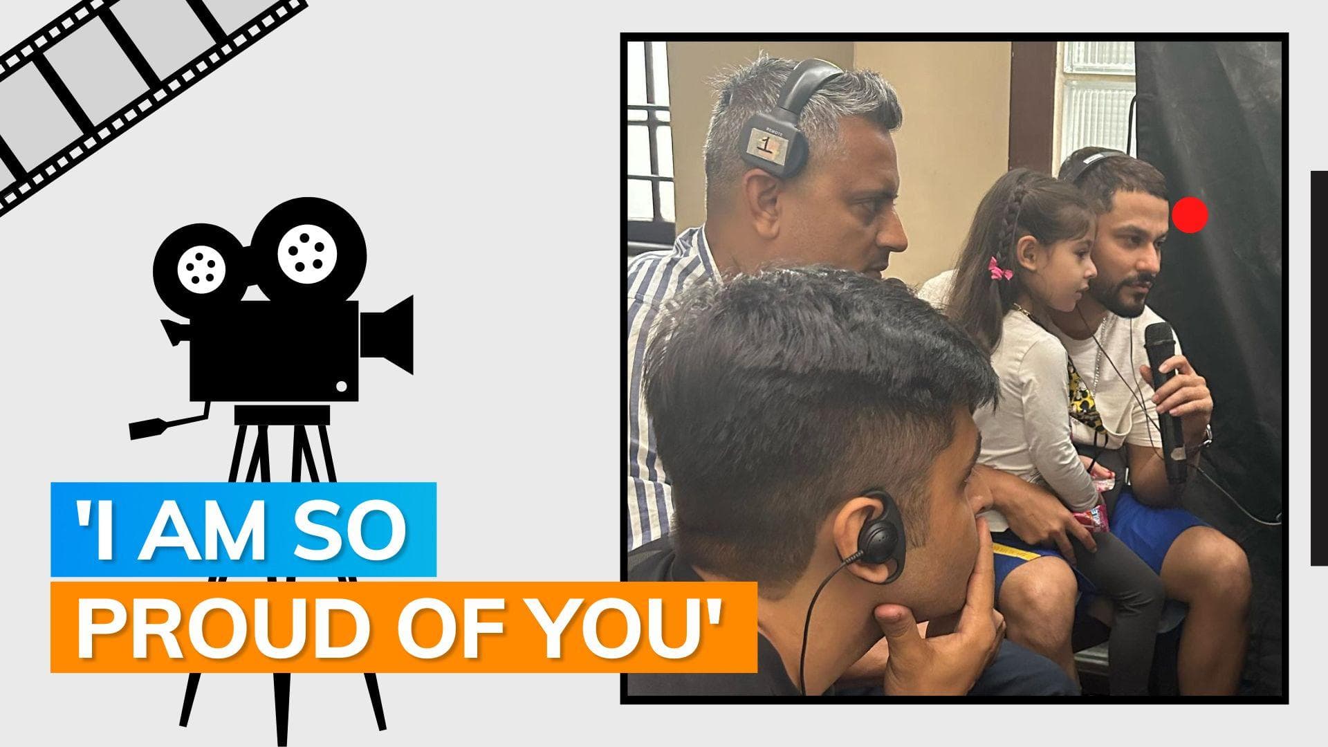 Kunal Kemmu’s directorial debut goes on floors, Soha shares adorable pictures of him with daughter Inaaya