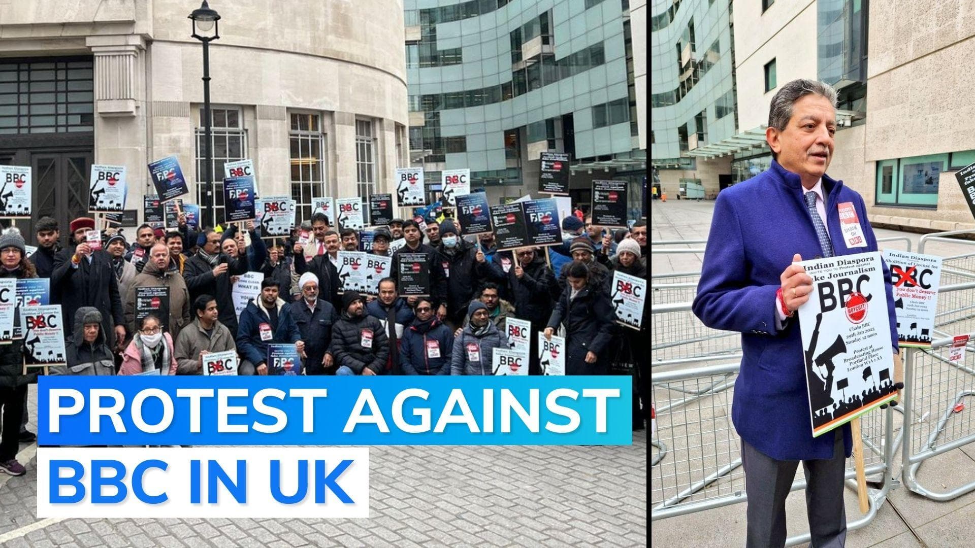 Indian communities protest against BBC over documentary on PM Modi