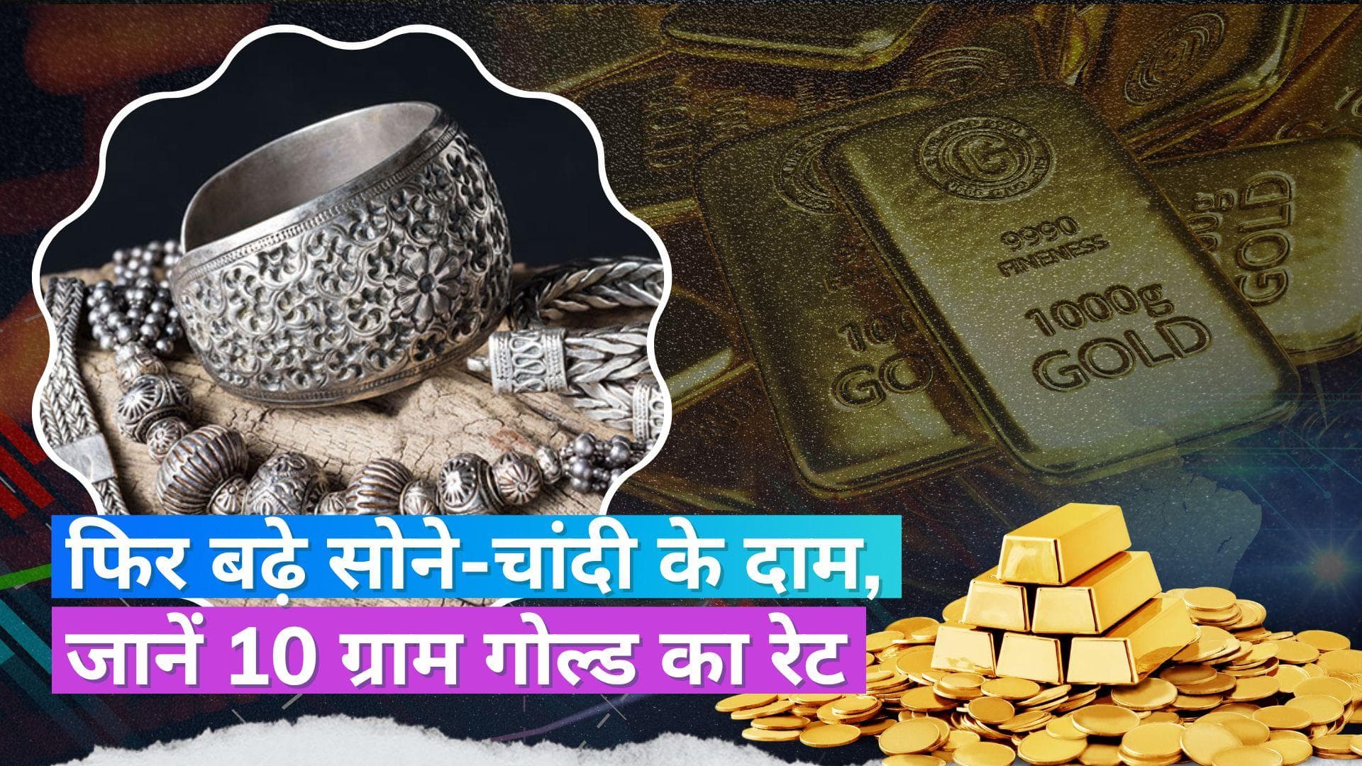 Gold -Silver Price Today: सोने की कीमतों में तेज उछाल, चांदी के भी बढ़े दाम, खरीदने से पहले चेक करें रेट