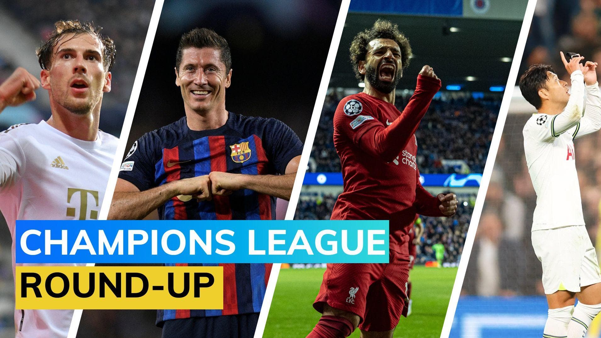 UCL round-up: Fastest hat-trick for Salah in Liverpool's win; Barca restrict Inter; Spurs, Bayern win