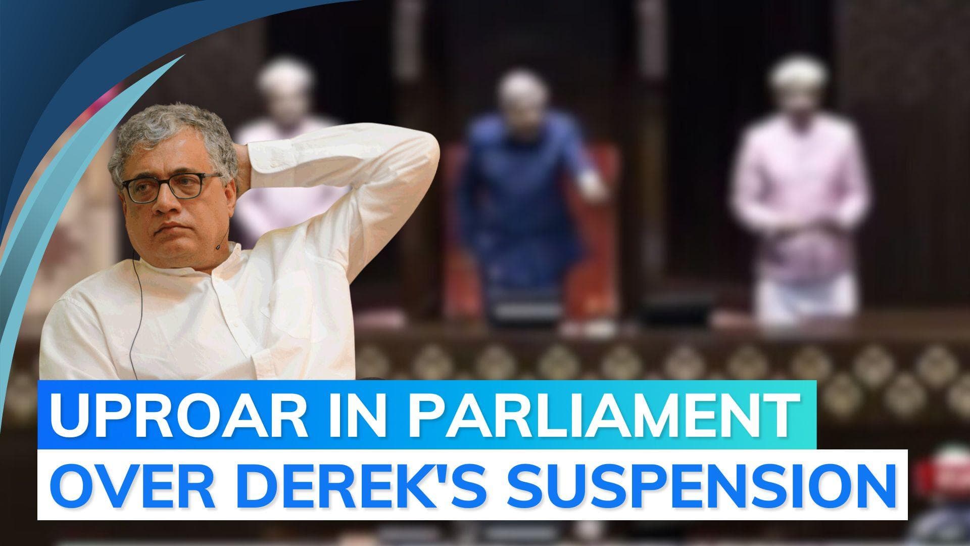Parliament security breach: TMC MP Derek O'Brien suspended from Rajya Sabha