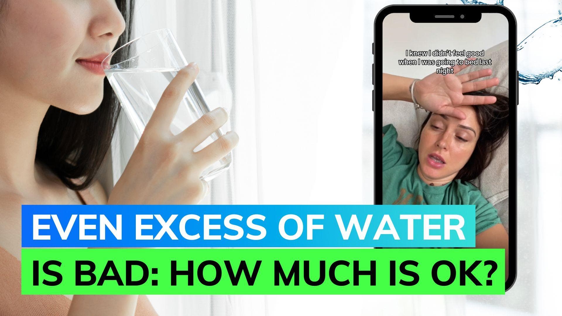 TikToker hospitalised after drinking too much water; here's how much water you should consume every day