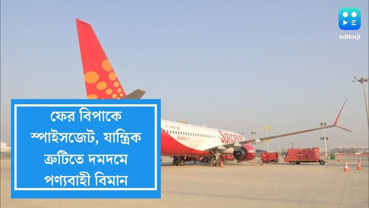 Spicejet Airlines: ফের বিপাকে স্পাইসজেট, যান্ত্রিক ত্রুটির জেরে দমদমে ফিরল চিনগামী বিমান