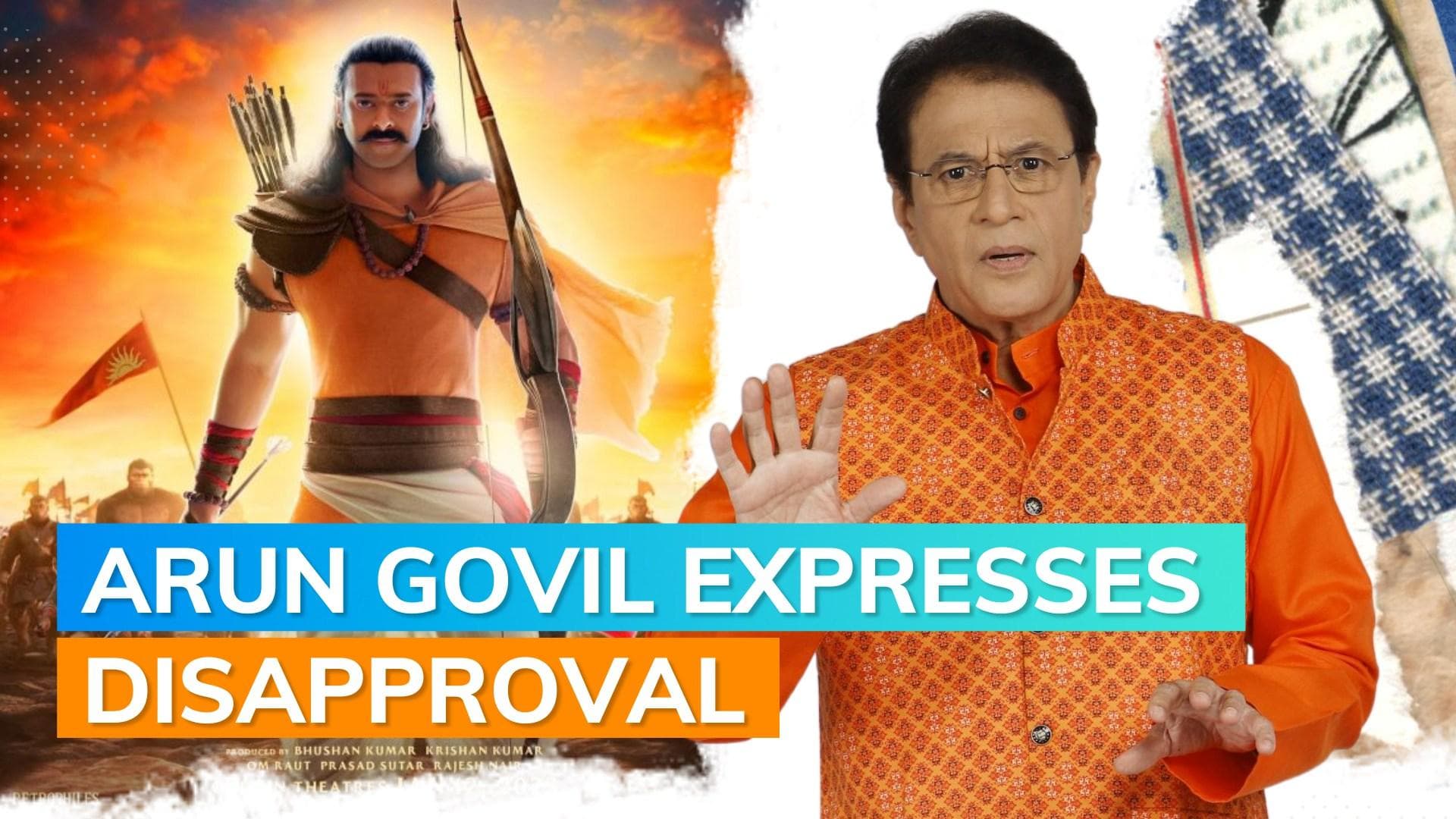 'Ramayana' actor Arun Govil reacts to 'Adipurush' controversy; calls movie 'Hollywood ki cartoon film'