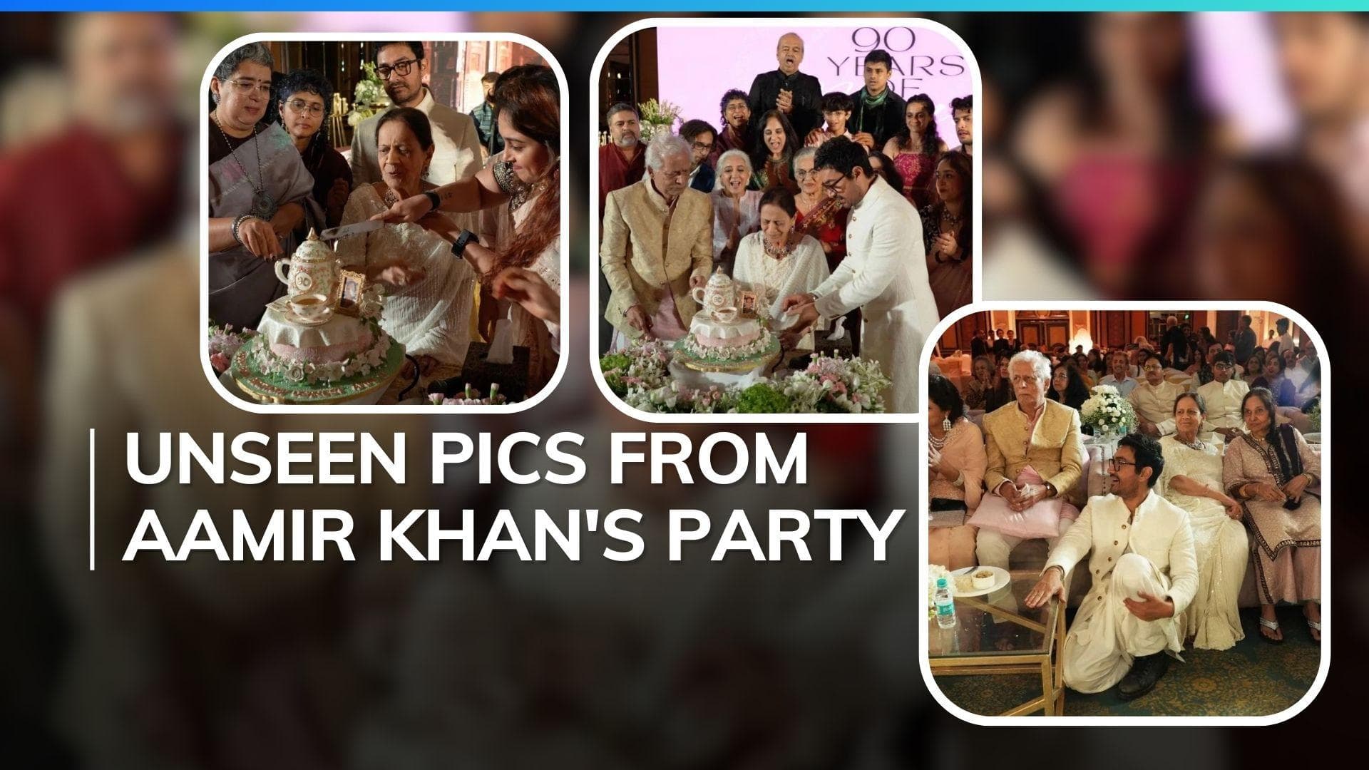 Aamir Khan’s mother Zeenat’s 90th birthday bash: Inside pictures of celebration surface 