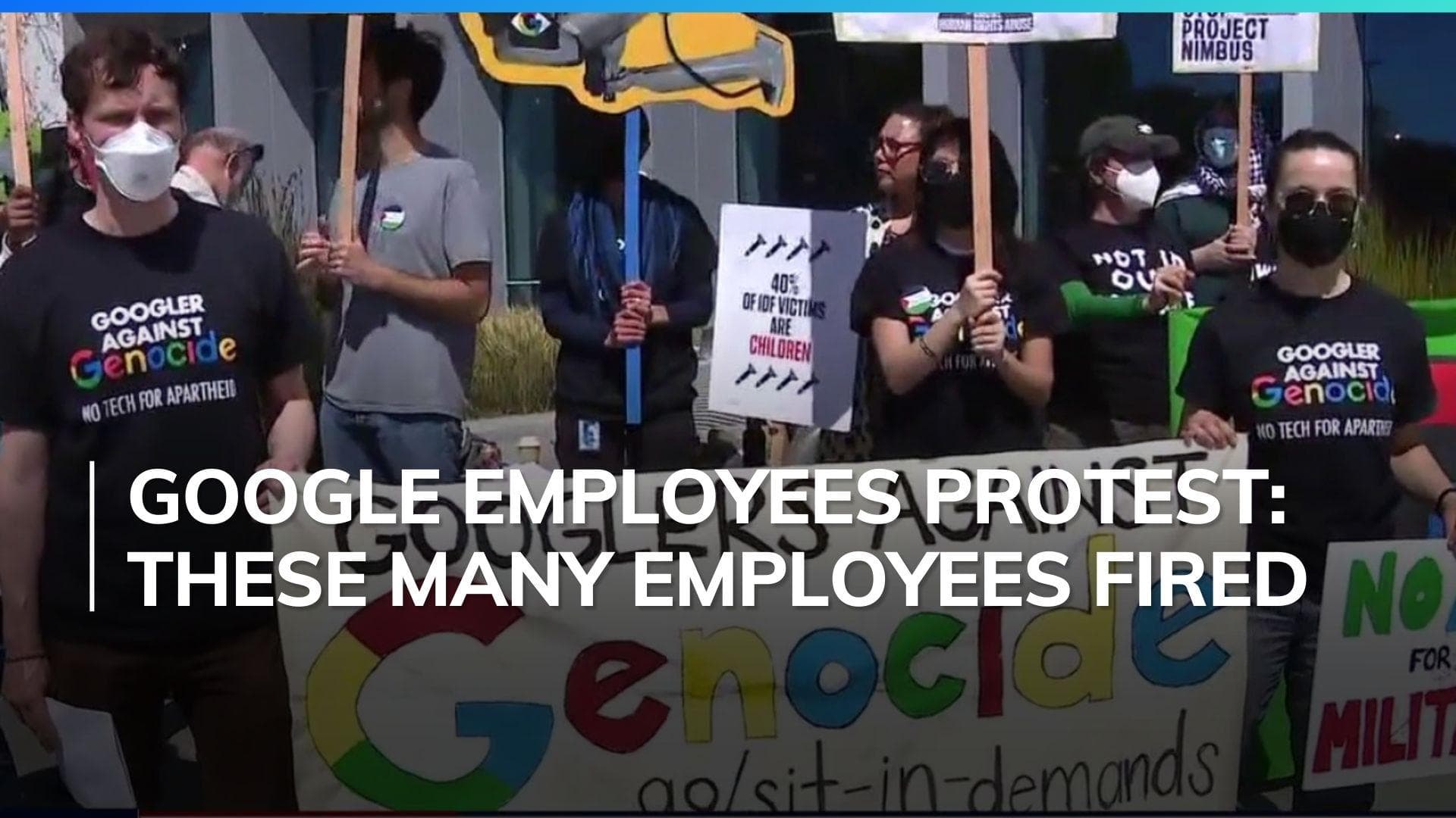 Google sacks 28 employees for protesting against contract with Israel