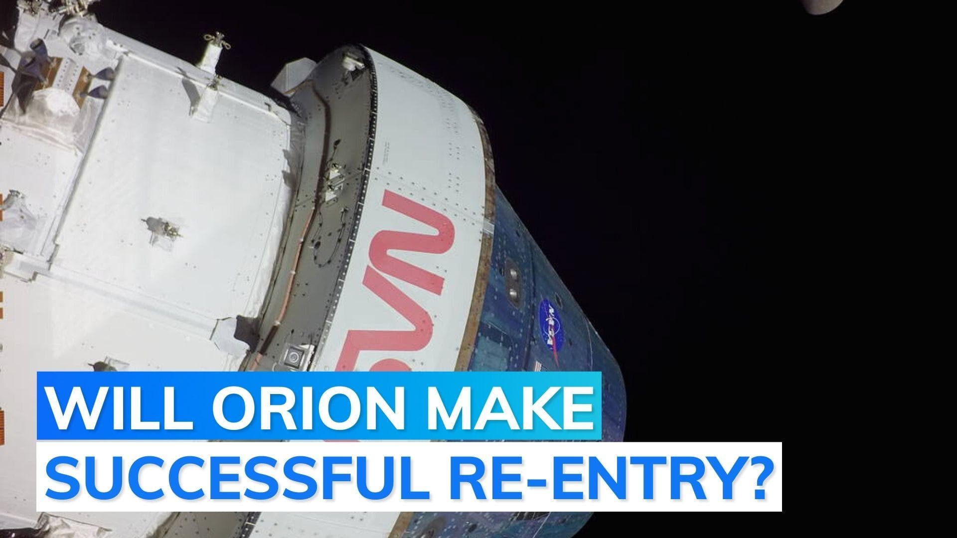 NASA's lunar capsule Orion is headed back home