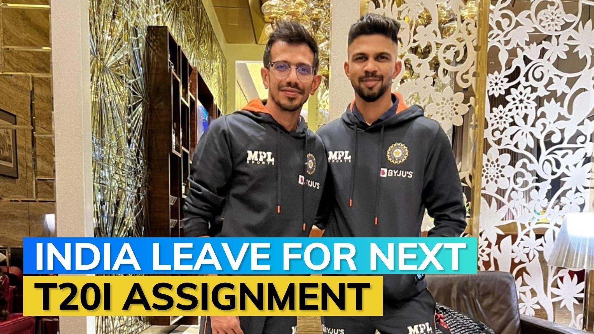 Hardik Pandya-led Team India leave for Ireland series