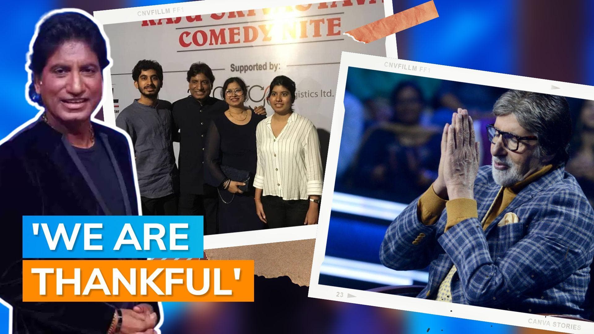 Raju Srivastava’s family pens emotional note for Amitabh Bachchan for his voice note