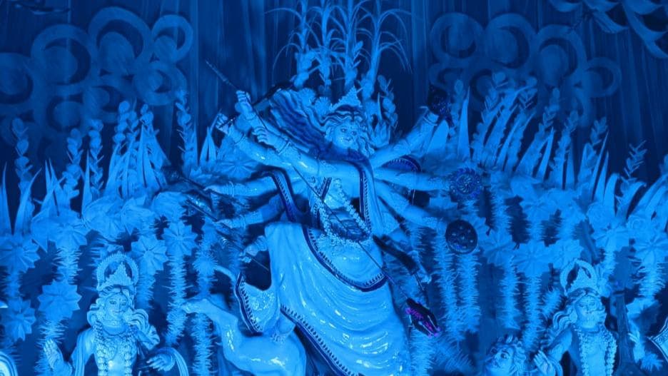 Karimpur Durga puja: ‘স্বপ্নের দেশে’ যাবেন নাকি? দিশারী সংঘের নতুন থিম মন মাতাচ্ছে দর্শকদের