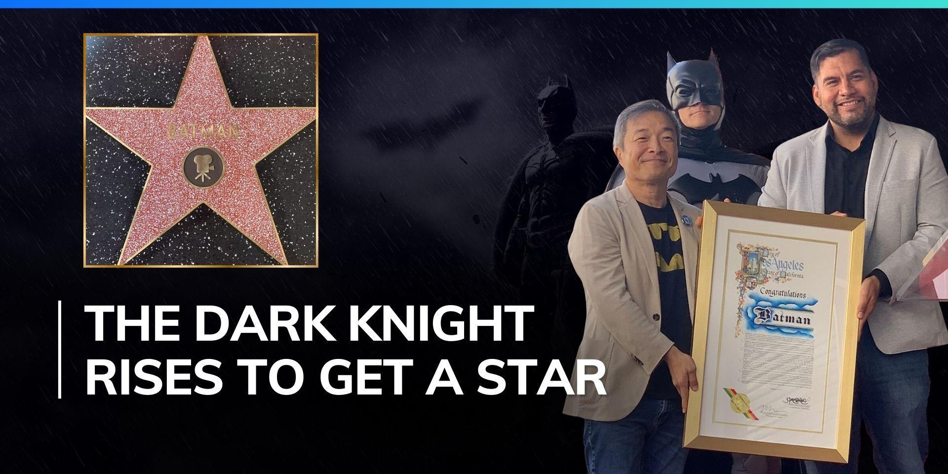 Batman reaches the 'Hollywood Walk of Fame'; First superhero to achieve a star
