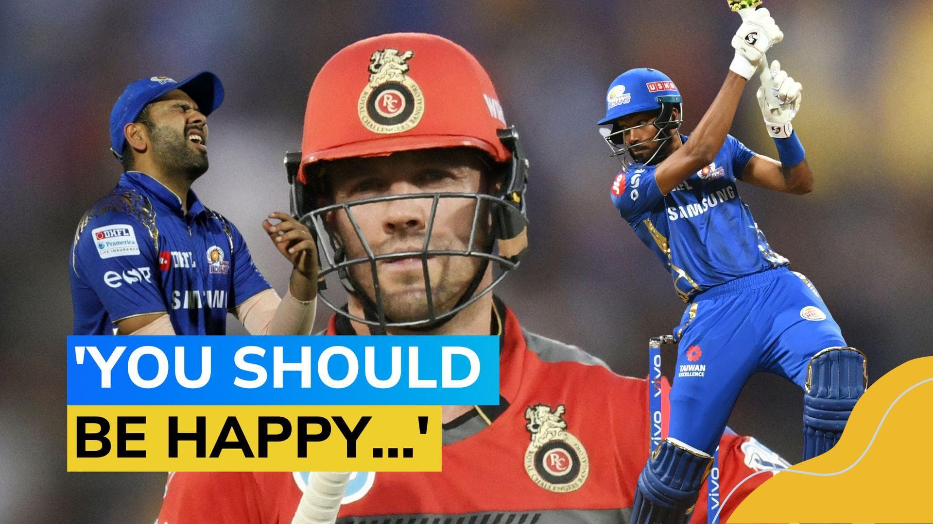 'You should be happy': AB de Villers shocked with negative reactions on Hardik Pandya's MI return