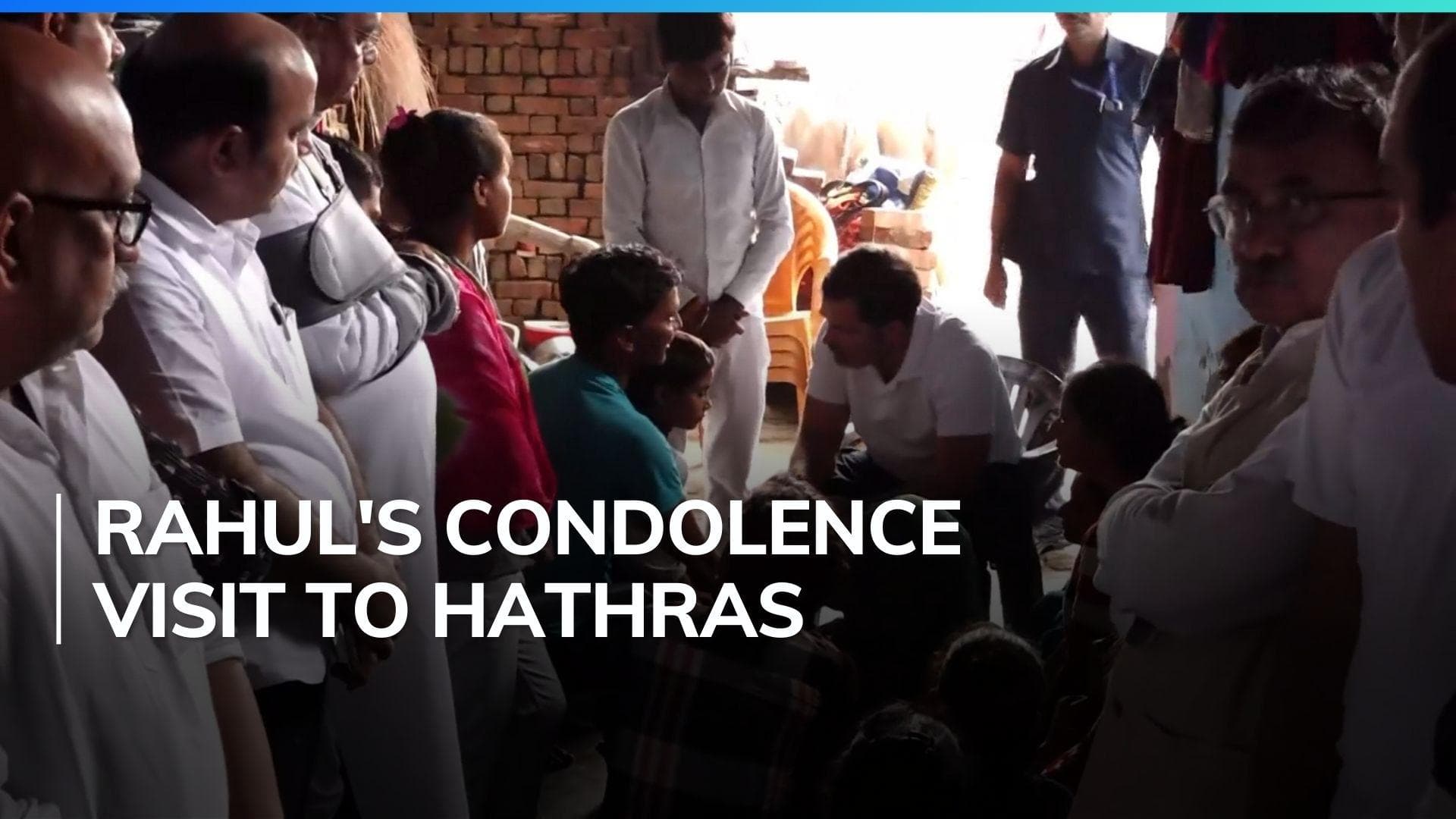 Rahul Gandhi reaches Aligarh, meets kin of Hathras stampede victims