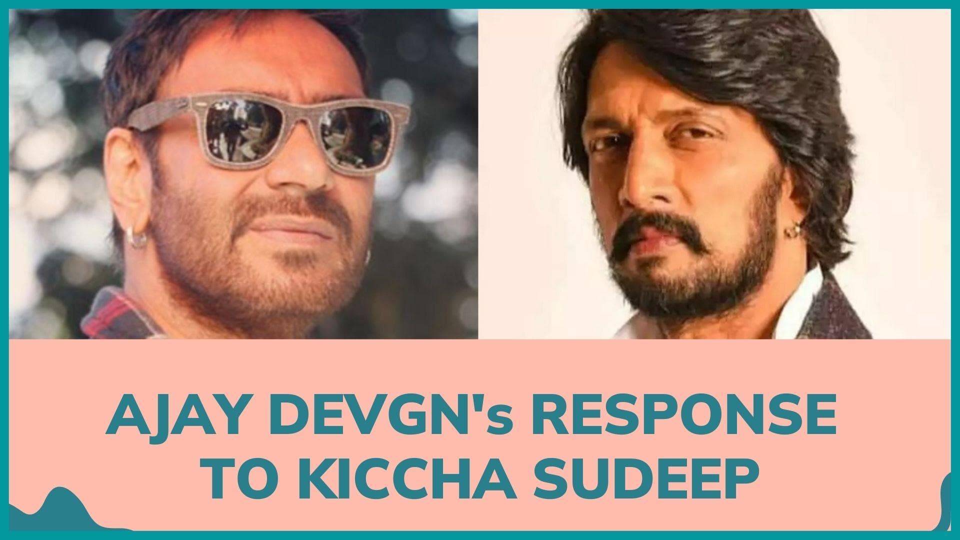 Kiccha Sudeep says 'Hindi is no more a national language,' Ajay Devgn reacts