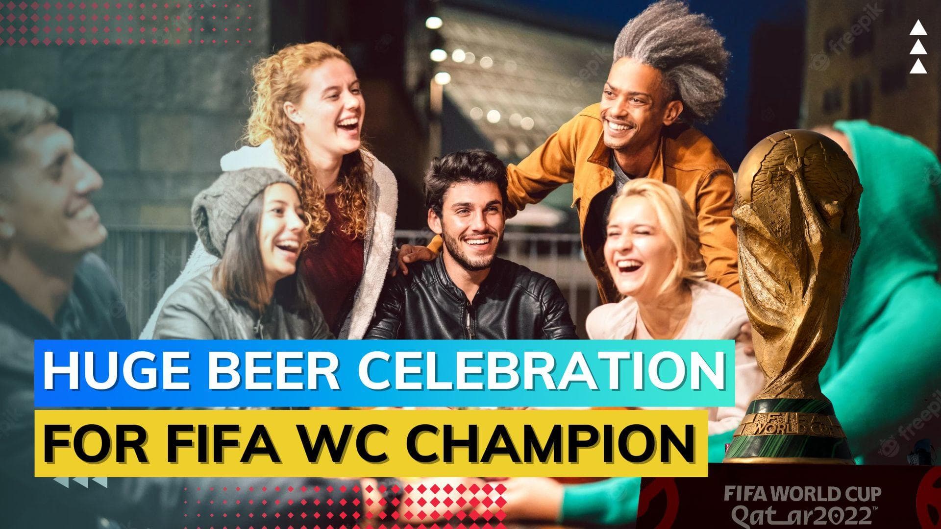 Budweiser offers massive beer celebration for World Cup winning country