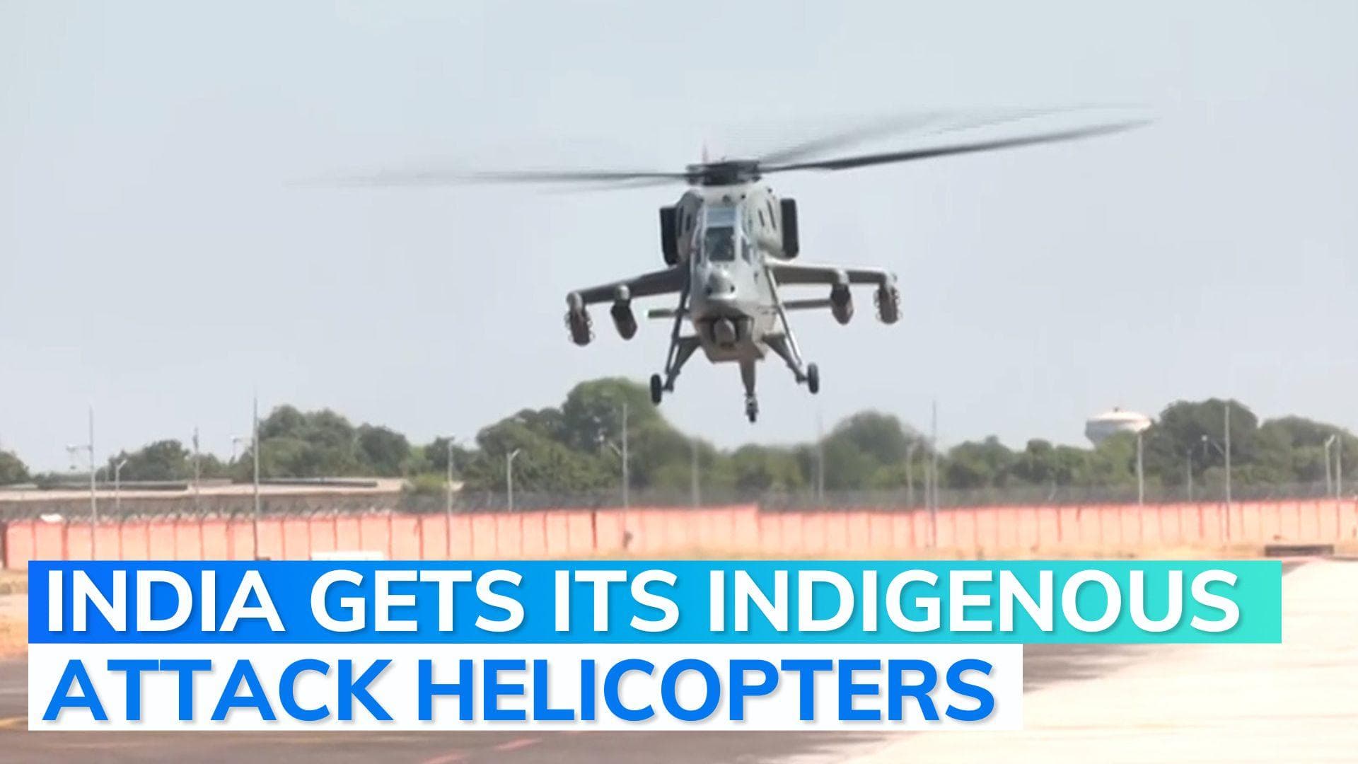 WATCH: Indian Air Force inducts 'Made-in-India' Light Combat Helicopters