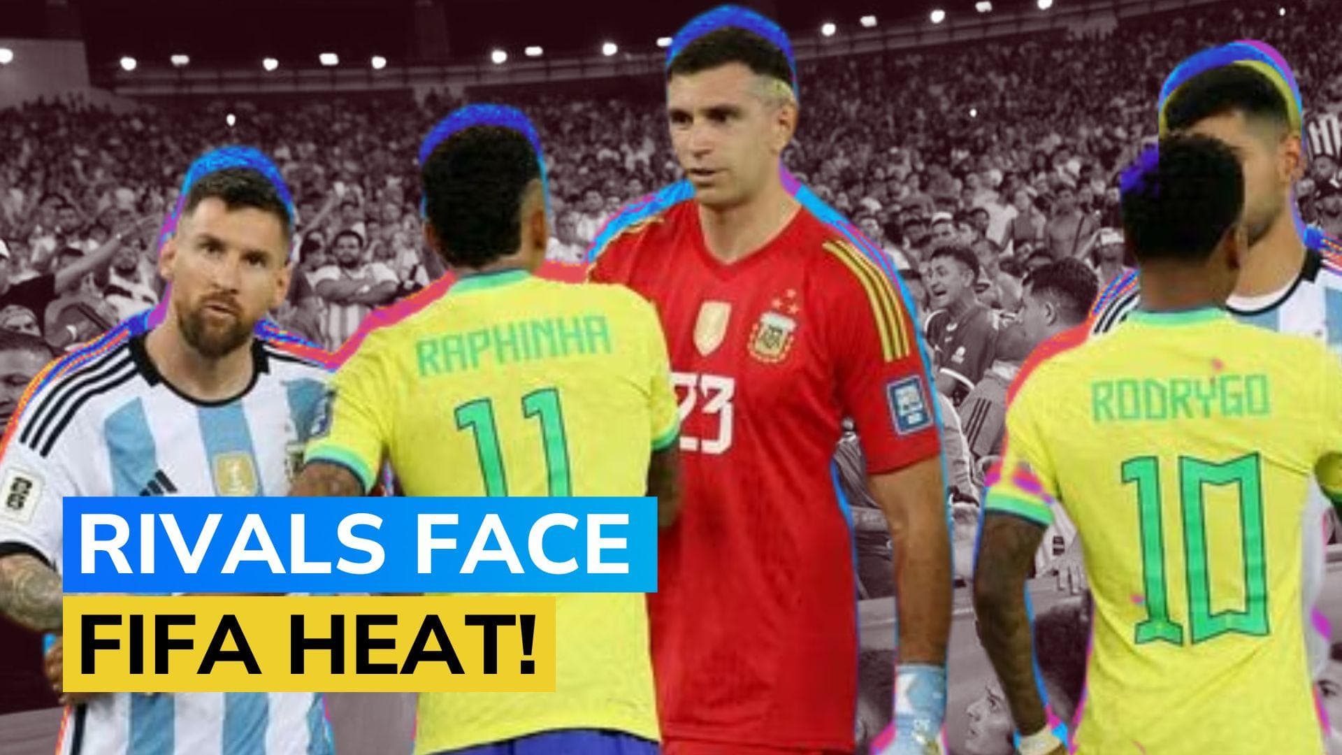 FIFA opens disciplinary cases against Argentina, Brazil after fan violence delayed World Cup qualifier