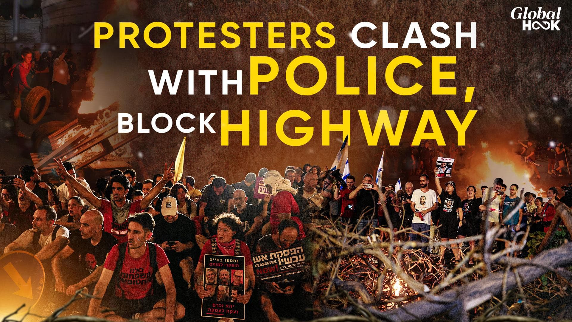 Thousands Of Israelis Take To Streets After 6 Hostages Die, Pressure On Netanyahu For Ceasefire