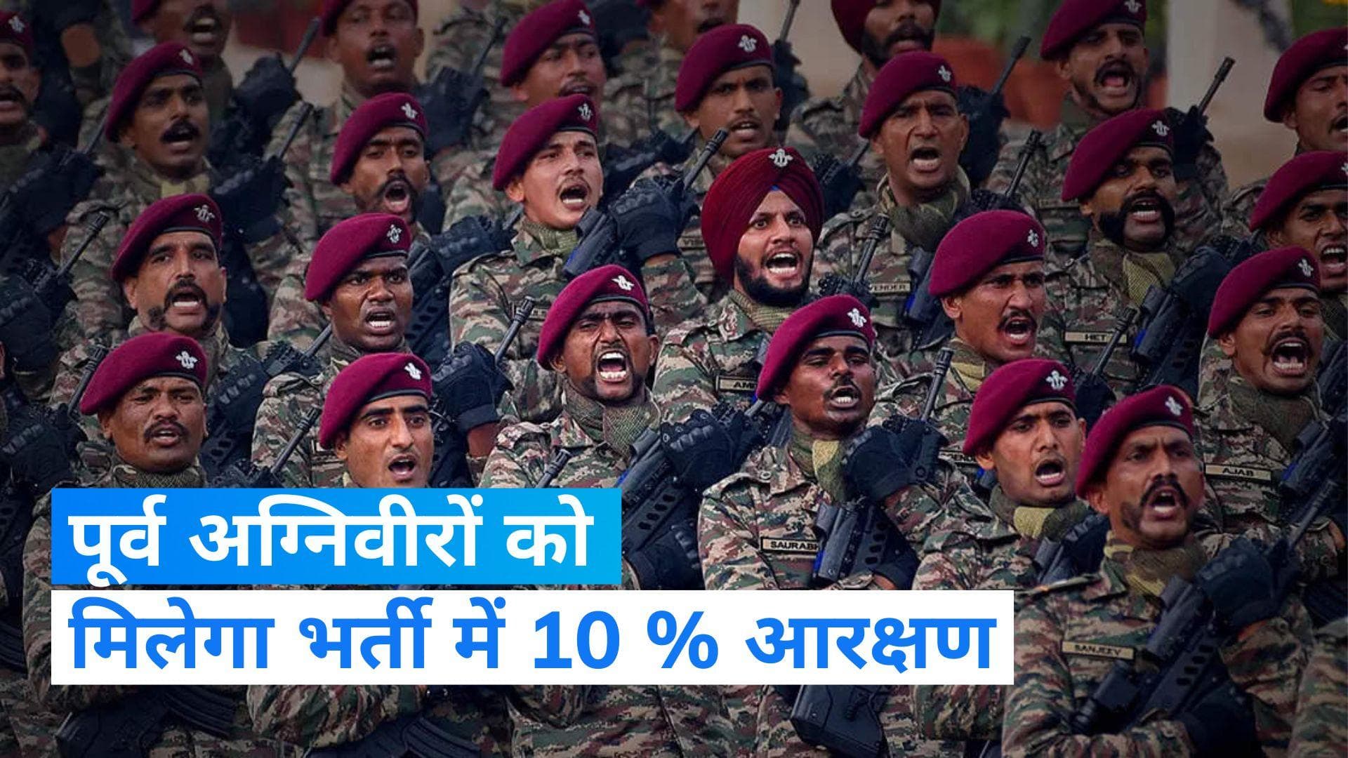 BSF Recruitment: पूर्व अग्निवीरों के लिए BSF की भर्ती में 10 फीसदी आरक्षण, एज लिमिट में भी छूट 