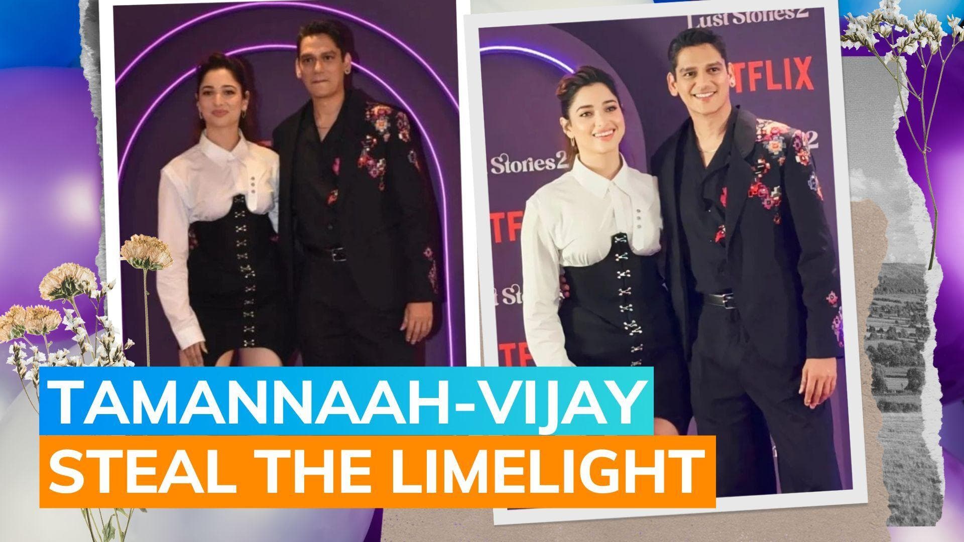 'Lust Stories 2' screening: Lovebirds Tamannaah Bhatia and Vijay Varma make a smashing entry together