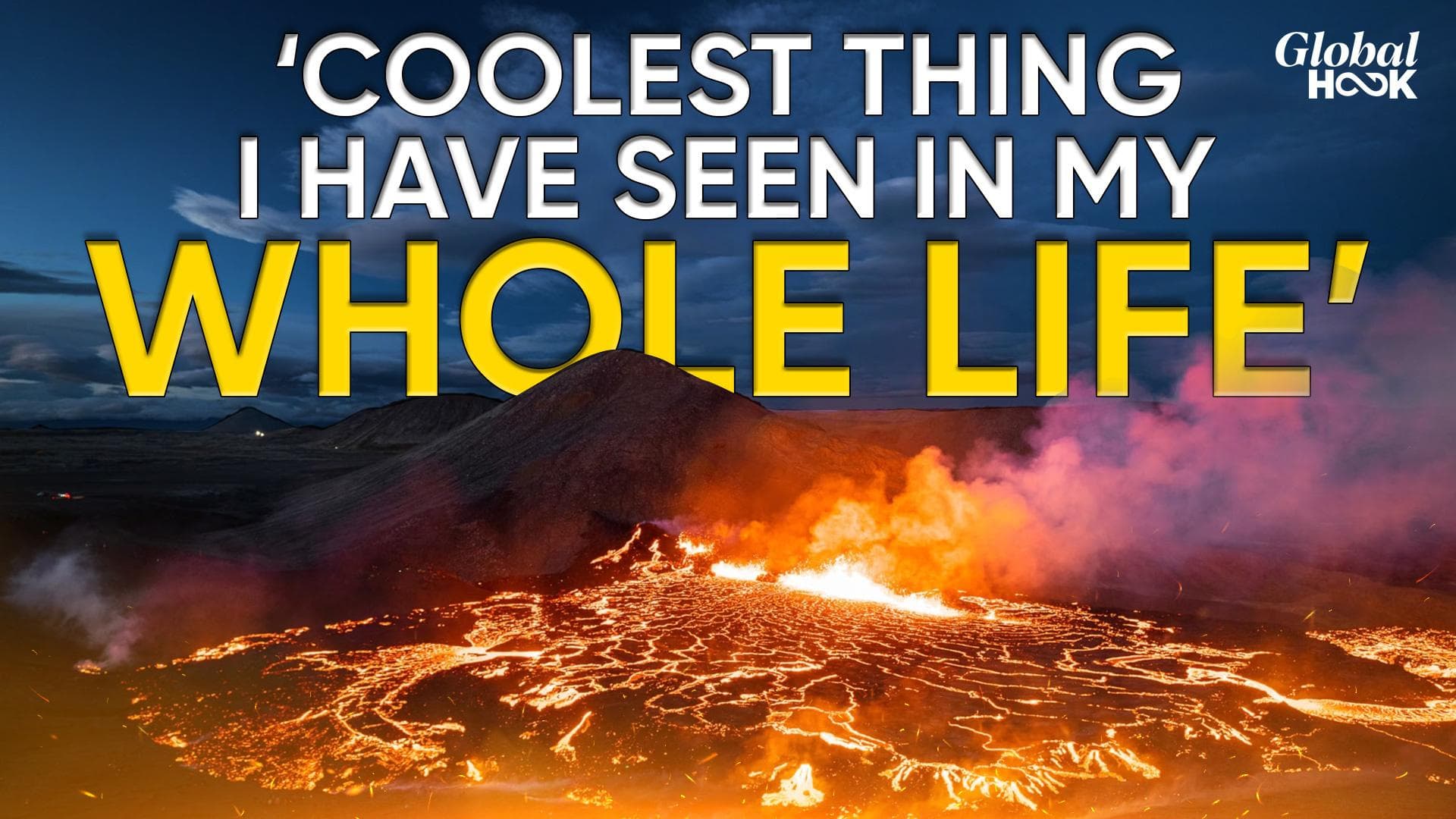 Raw Beauty of Iceland Volcanic Spectacle Leaves Eyewitnesses Mesmerized