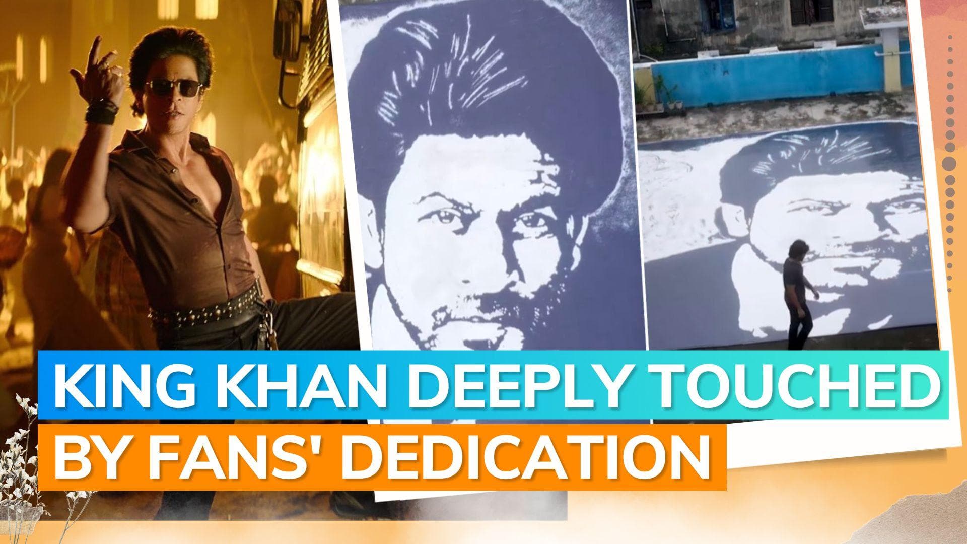 Shah Rukh Khan sends love to Kolkata artist who made stunning 30-ft marble portrait of him