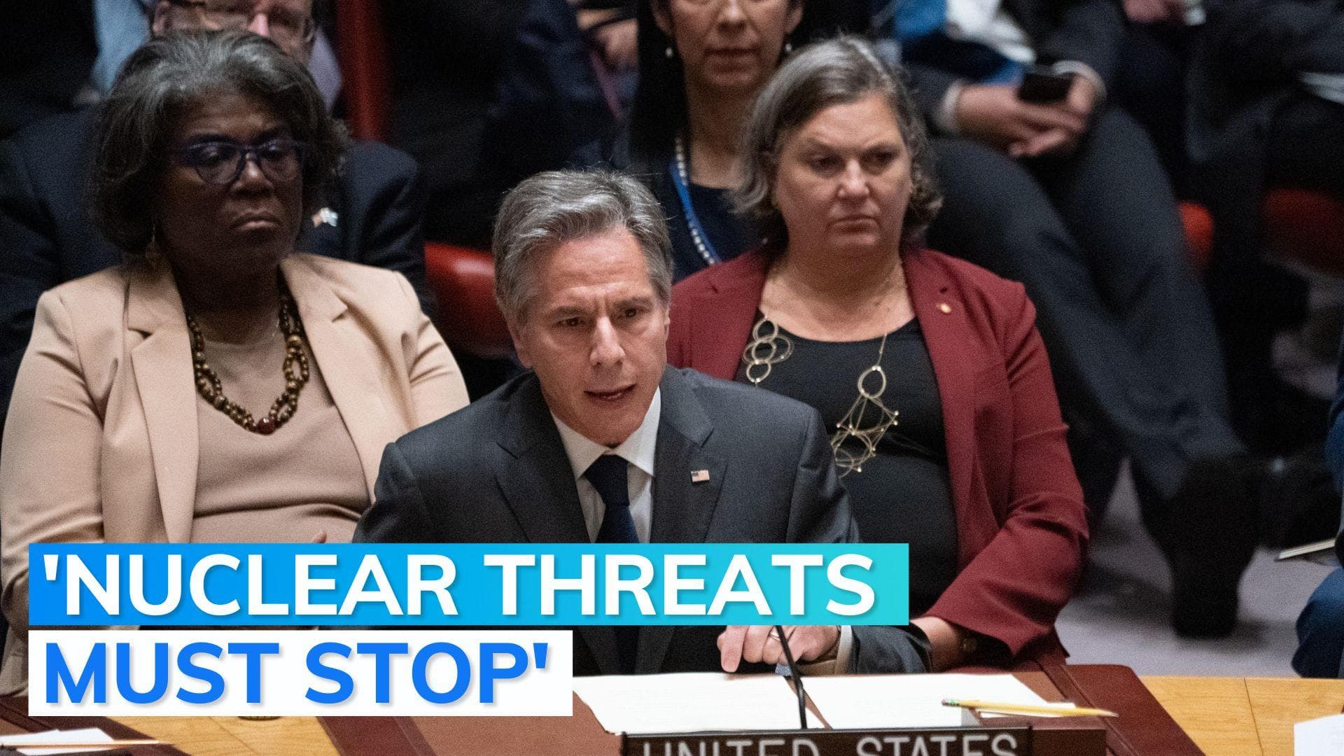  ‘End the horror of war in Ukraine’: US calls on nations to tell Russia to stop its ‘nuke threats’